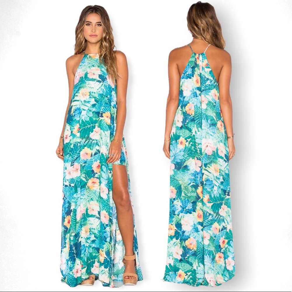 Show Me Your Mumu Bronte Floral Maxi Dress